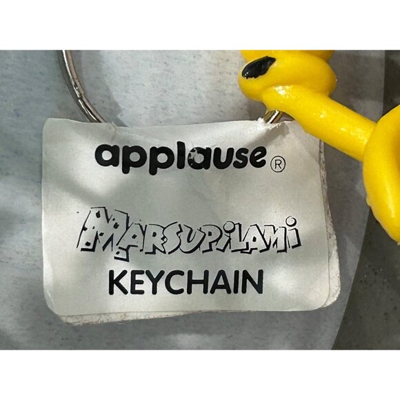 Applause Disney Marsupilami Yellow Black Rubber Keychain Cartoon Character - Picture 3 of 5